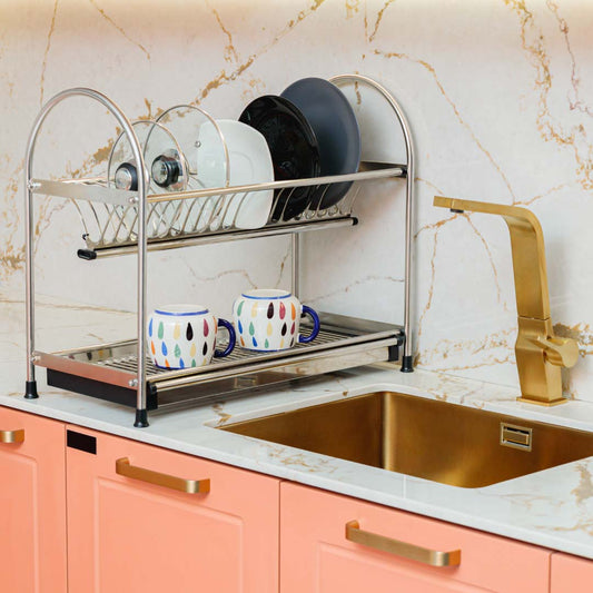 Escurridor de mesa de acero inoxidable