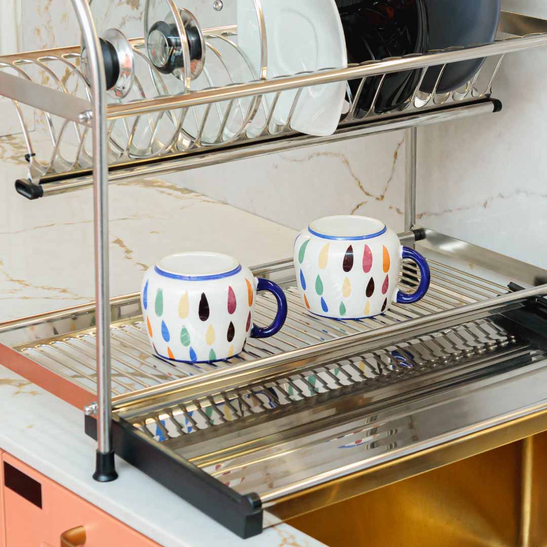 Escurridor de mesa de acero inoxidable