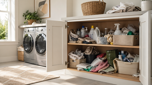 Qué guardar y qué no guardar dentro del mueble de lavandería: Guía práctica para tenerlo ordenado y seguro
