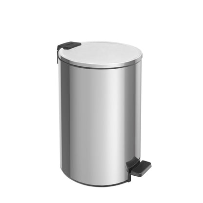Basurero de acero con pedal