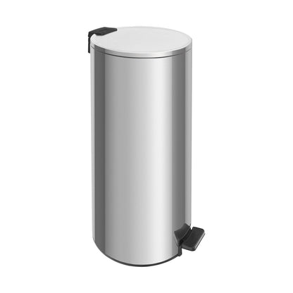 Basurero de acero con pedal