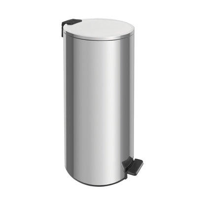 Basurero de acero con pedal