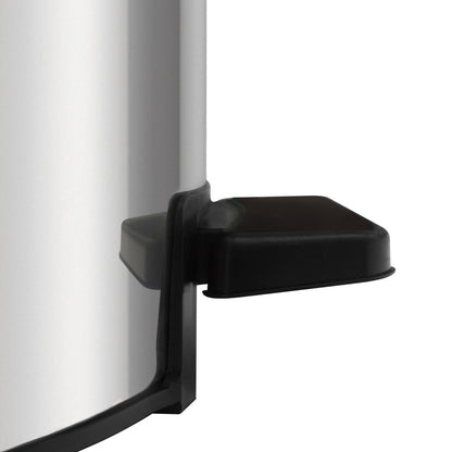 Basurero de acero con pedal