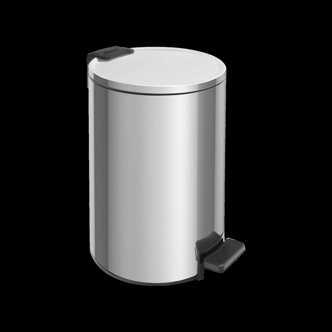 Basurero de acero con pedal