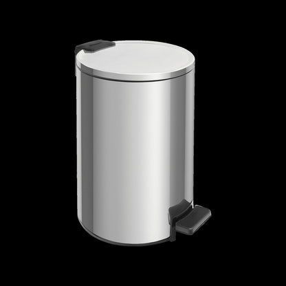 Basurero de acero con pedal