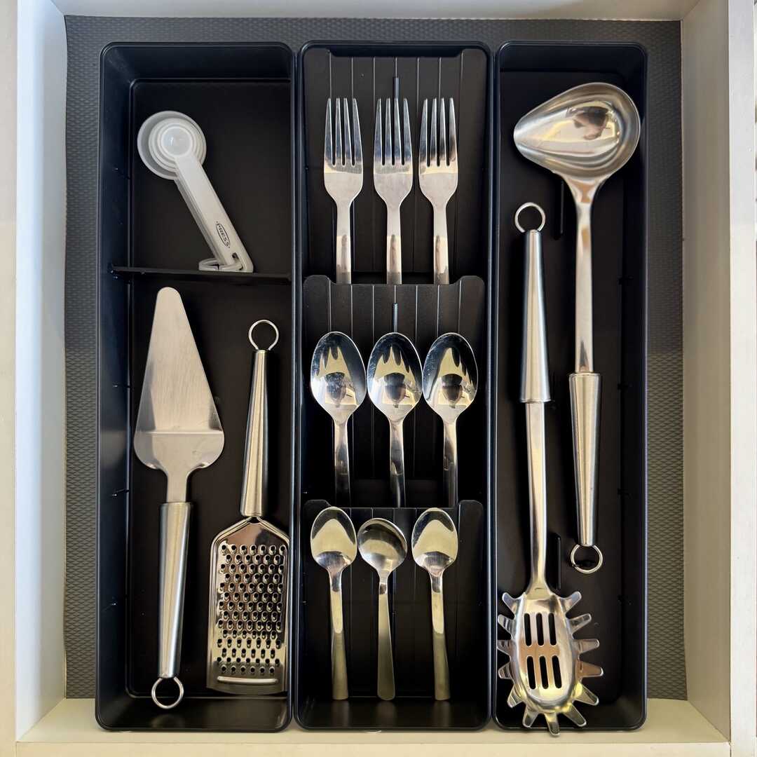 Kit organizador de cubiertos y utensilios