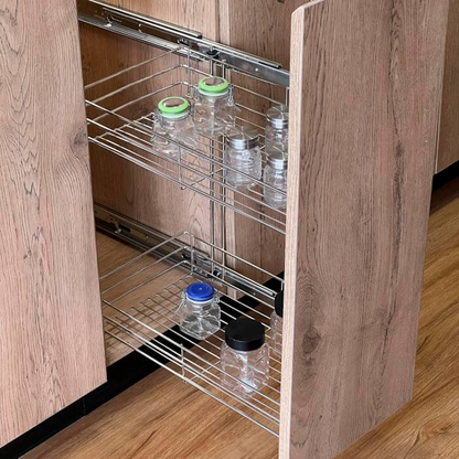 Botellero de acero inoxidable módulo 30 cm (REMATE)