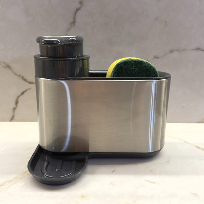 Dispensador de lavavajilla y porta esponja