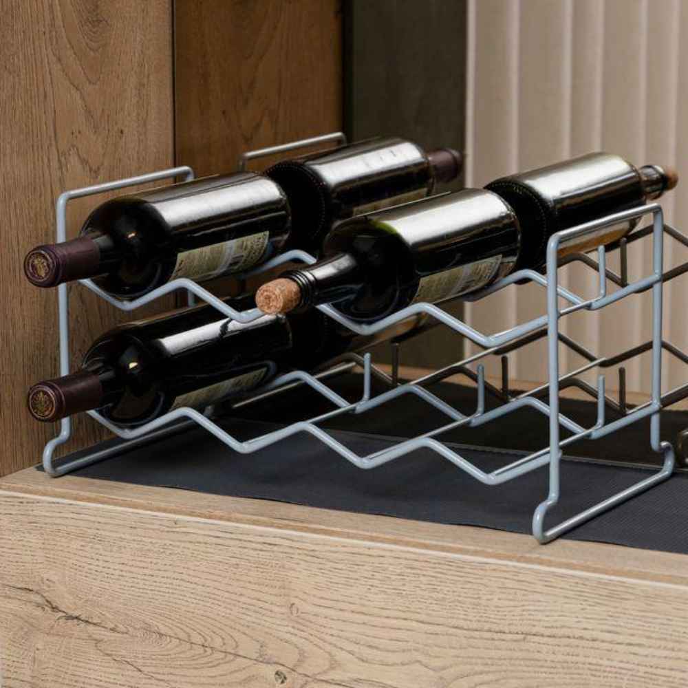 Organizador plastificado para bar para colocar vinos de 2 filas