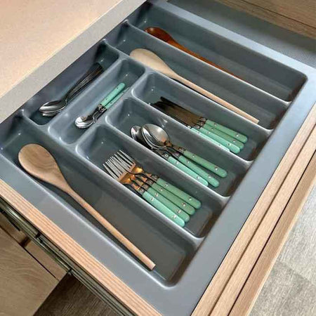 Portacubiertos Caja Para Cubiertos Con Tapa Cubertero 001 Para