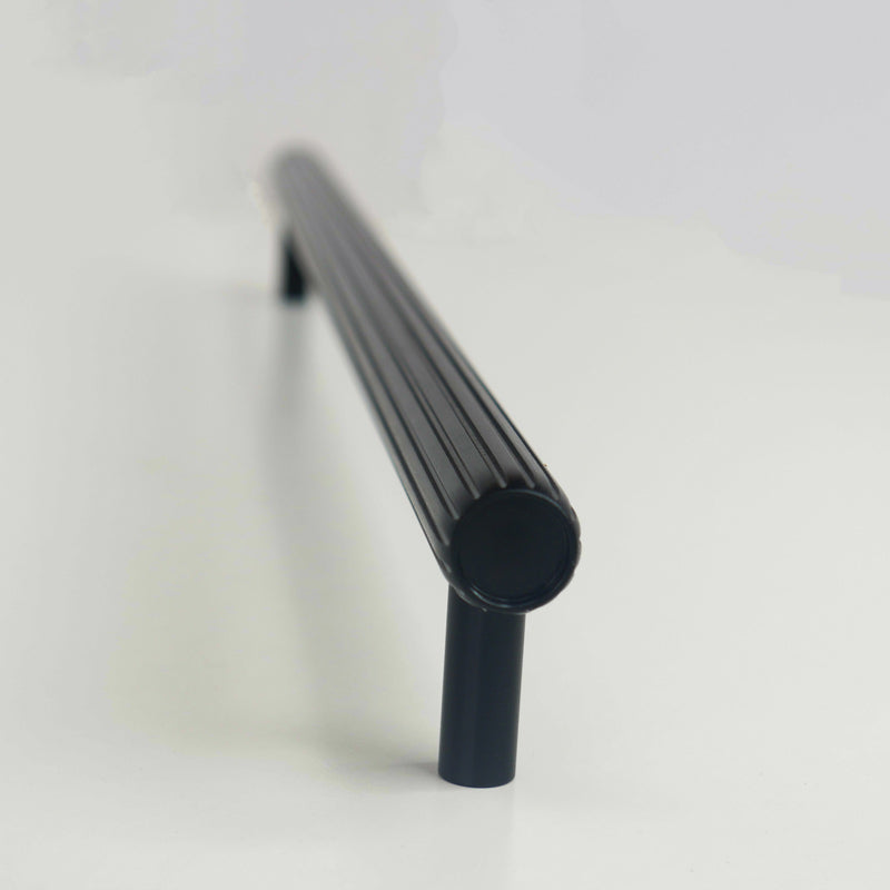 Jalador barra negro, detalle del extremo de la barra
