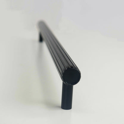 Jalador barra negro, detalle del extremo de la barra