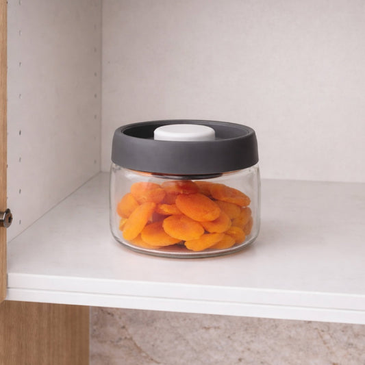 Pote de vidrio con cierre al vacío