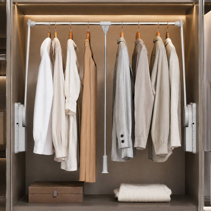 Tubo abatible para closet