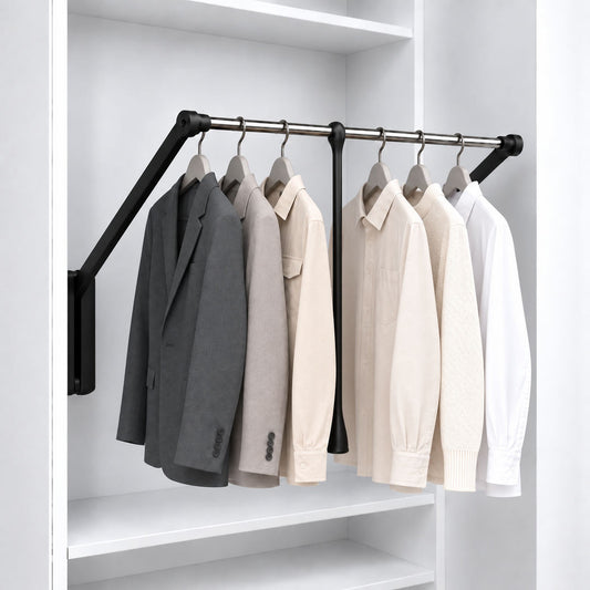 Tubo abatible para closet 002